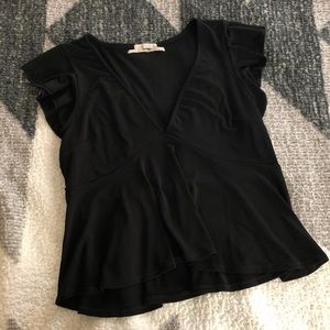 cute black urban outfitters blouse
